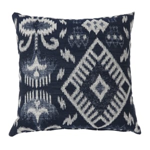 furniture of america sorsha fabric large throw pillow in navy (set of 2)