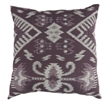 Furniture of America Sorsha Fabric Large Throw Pillow in Purple (Set of 2)