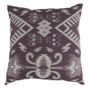 furniture of america sorsha fabric small throw pillow in purple (set of 2)