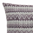 Furniture of America Allene Fabric Large Throw Pillow in Purple (Set of 2)