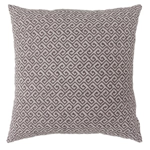 furniture of america heleios square polyester throw pillow in brown (set of 2)