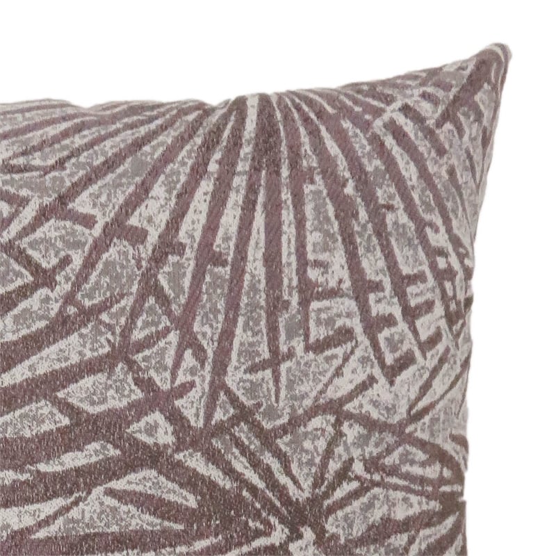 Furniture of America Safarei Fabric Large Throw Pillow in Brown (Set of 2)