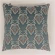 Furniture of America Cedaur Fabric Square Throw Pillow in Multi-Color (Set of 2)