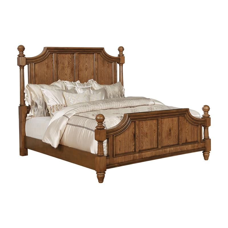 Furniture Of America Nyland Traditional, Dark Wood Queen Bed Frame