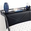 Furniture of America Sainz Metal Full Racecar Bed in Gun Metal and Silver