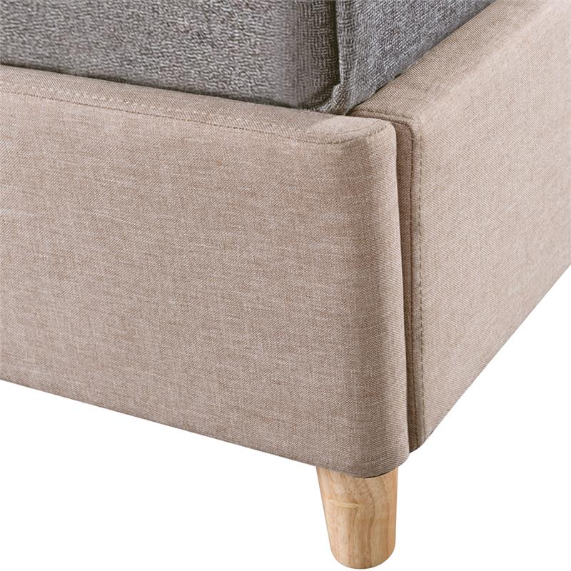 Furniture of America Goolsby Wood Full Foundation Bed in Cinnamon