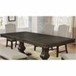 Furniture of America Lemieux Solid Wood Expandable Dining Table in Espresso