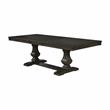 Furniture of America Lemieux Solid Wood Expandable Dining Table in Espresso