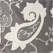 Furniture of America Covington Fabric Throw Pillow in Dark Gray (Set of 2)