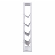 Furniture of America Rubus Wood 5-Shelf 71-Inch Etagere Bookcase in White