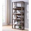 Furniture of America Rubus Wood 5-Shelf 71-Inch Etagere Bookcase in Walnut