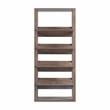 Furniture of America Rubus Wood 5-Shelf 71-Inch Etagere Bookcase in Walnut