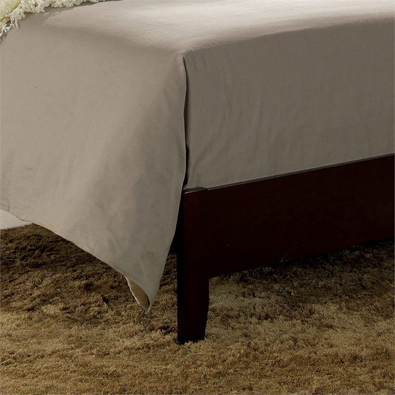 Furniture of America Barett Contemporary Wood King Bed in Espresso