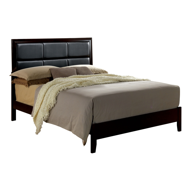 Furniture of America Barett Contemporary Wood King Bed in Espresso