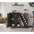 Furniture of America Ando Wood Buffet with Casters in Light Hickory Brown