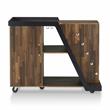 Furniture of America Ando Wood Buffet with Casters in Light Hickory Brown