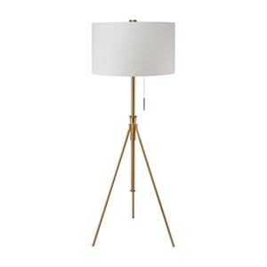 Furniture of America Coria Contemporary Metal 20&quot Floor Lamp in Stained Gold