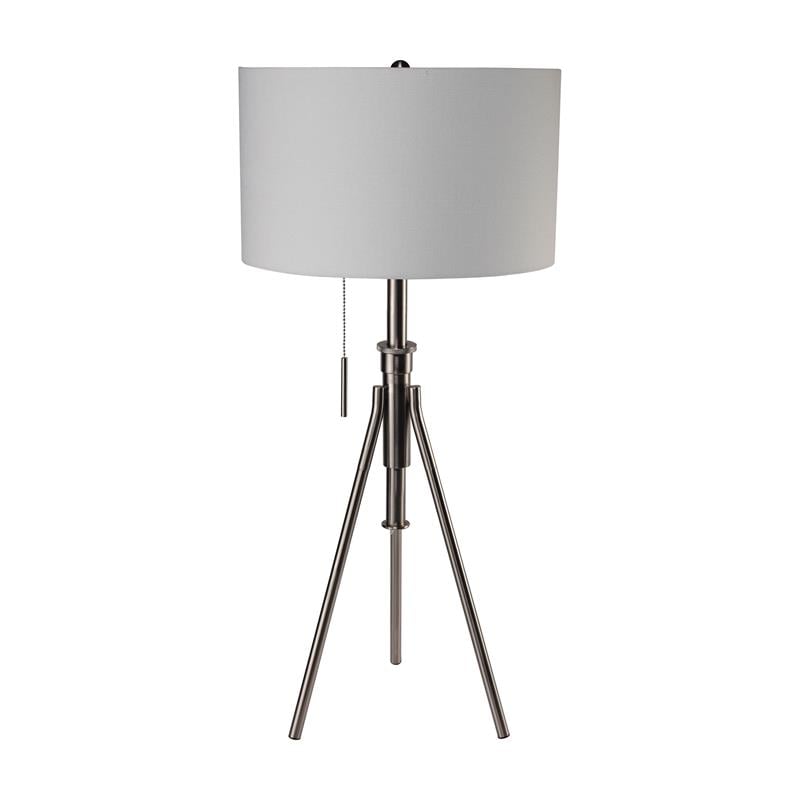 brushed metal table lamps