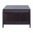 Furniture of America Allium Wood Coffee Table with Magazine Rack in Cappuccino
