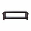 Furniture of America Allium Wood Coffee Table with Magazine Rack in Cappuccino