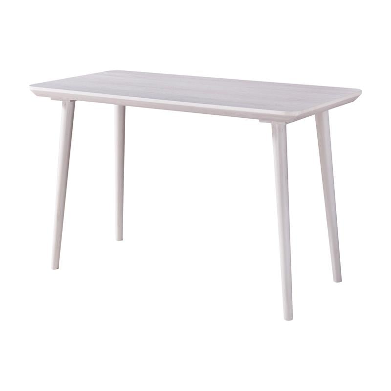 Furniture of America Asa Mid-century Wood Writing Desk in White Oak