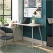 Furniture of America Asa Mid-century Wood Writing Desk in White Oak