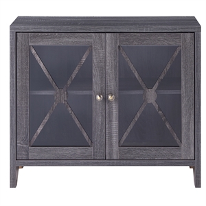 furniture of america carden 2 door transitional wooden accent cabinet