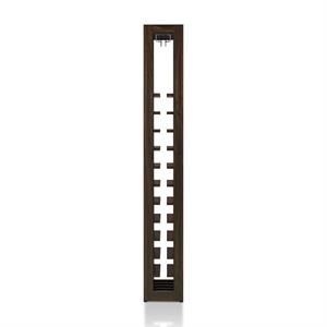 furniture of america lata 11 bottle wooden tall standing wine rack