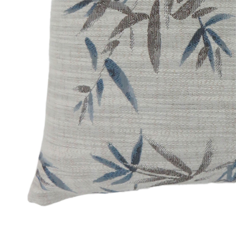 Furniture of America Davenport Fabric Large Throw Pillow in Blue (Set of 2)