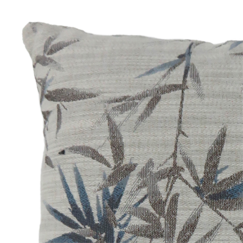 Furniture of America Davenport Fabric Large Throw Pillow in Blue (Set of 2)