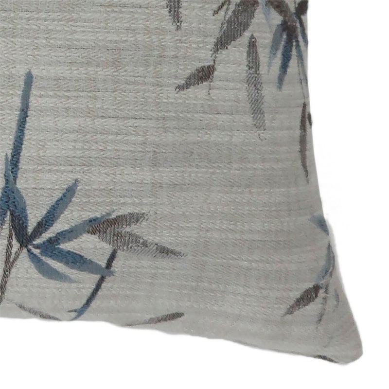 Furniture of America Davenport Fabric Large Throw Pillow in Blue (Set of 2)