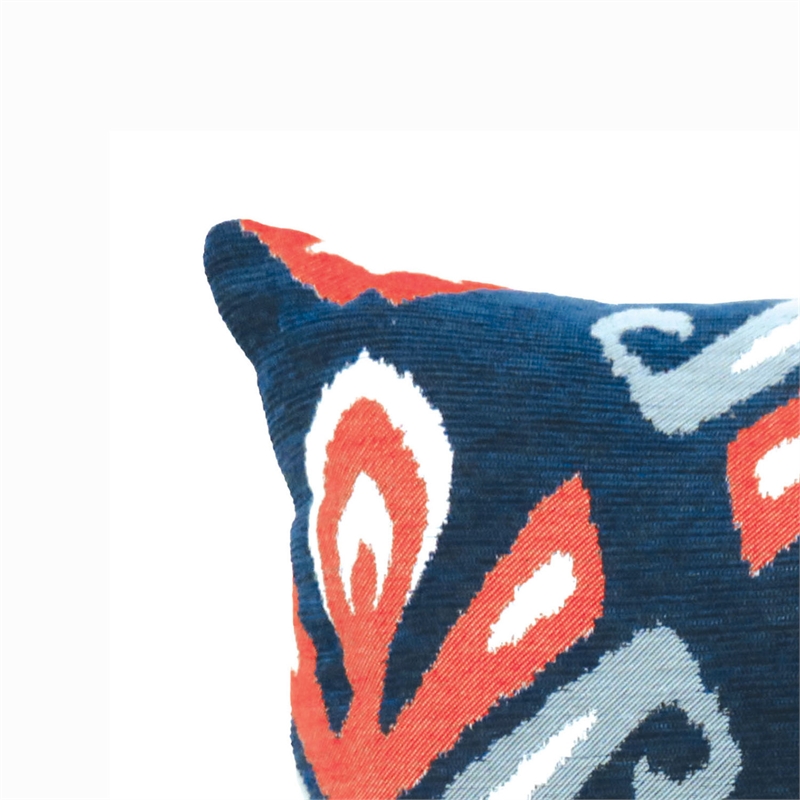 Furniture of America Fenin Fabric 18-Inch Throw Pillow in Multi-Color (Set of 2)