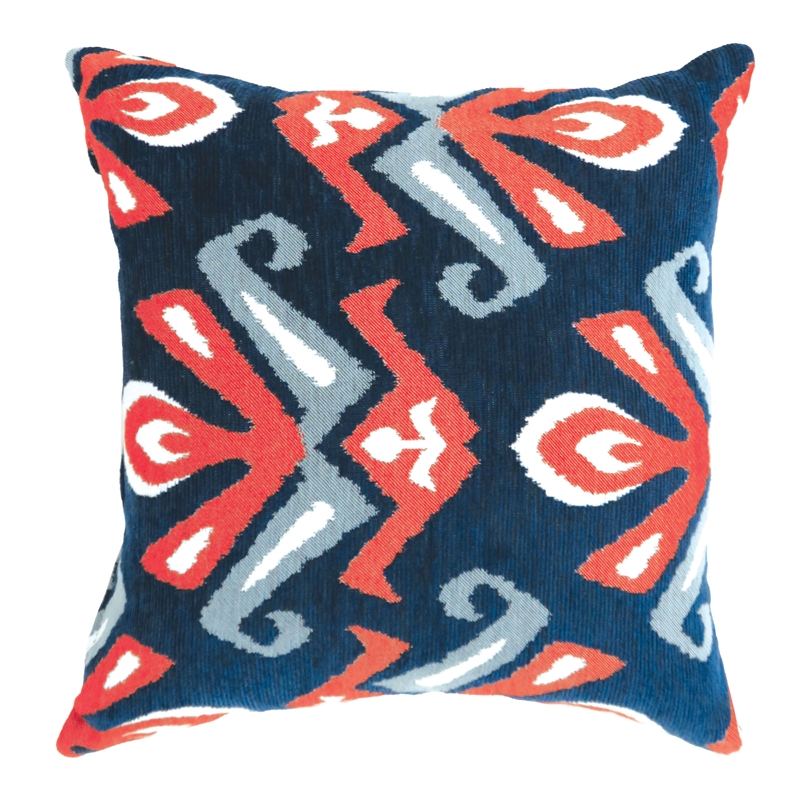 Furniture of America Fenin Fabric 18-Inch Throw Pillow in Multi-Color (Set of 2)