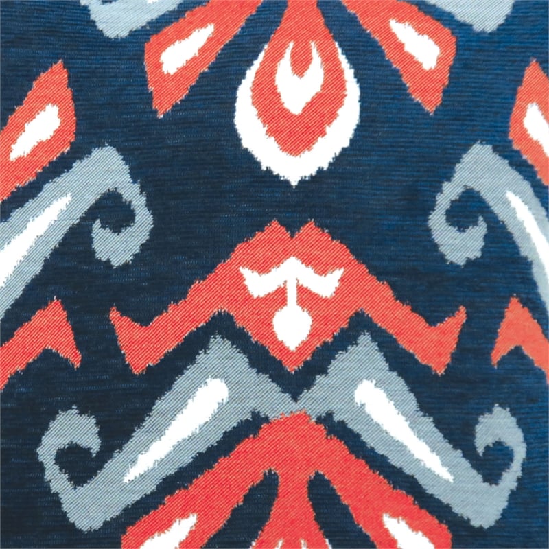 Furniture of America Fenin Fabric 18-Inch Throw Pillow in Multi-Color (Set of 2)