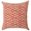 Furniture of America Laquara Fabric 18-Inch Throw Pillow in Red (Set of 2)