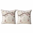 Furniture of America Cowgill Fabric 20-Inch Throw Pillow in Natural (Set of 2)