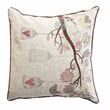 Furniture of America Cowgill Fabric 20-Inch Throw Pillow in Natural (Set of 2)