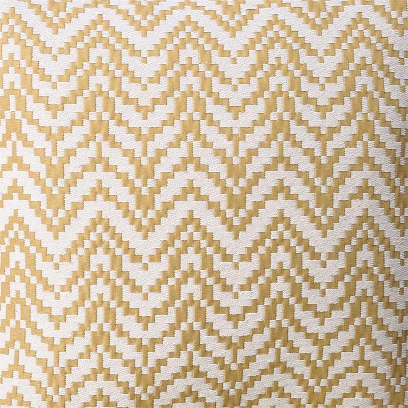 Furniture of America Durtchi Contemporary Fabric Throw Pillow in Gold (Set of 2)