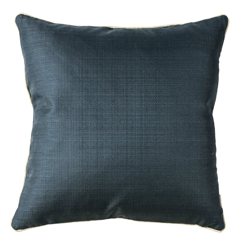 Furniture of America Shimbo Fabric 20-Inch Throw Pillow in Indigo (Set of 2)