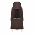 Furniture of America Cellex Wood Contemporary 3-Tier Corner Bookcase in Espresso