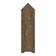 Furniture of America Cruz Rustic Wood 5-Bottle Wine Rack in Reclaimed Oak