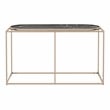 Furniture of America Abair Contemporary Metal Console Table in Black