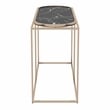 Furniture of America Abair Contemporary Metal Console Table in Black