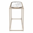 Furniture of America Abair Contemporary Metal Console Table in White