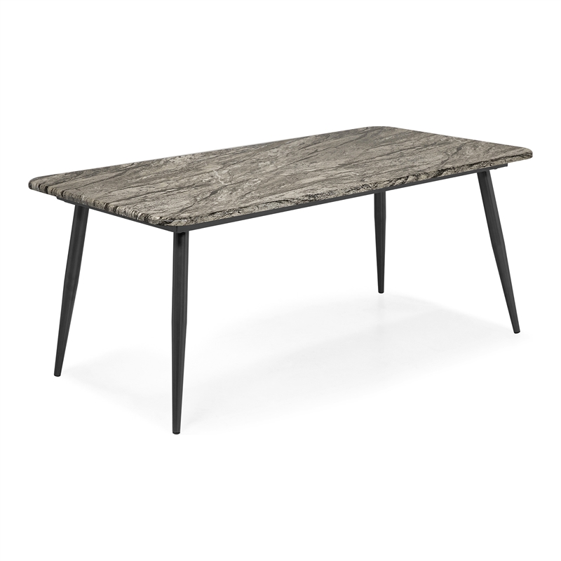 Furniture of America Teres Wood 3-Piece Coffee Table Set in Gray
