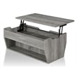 Furniture of America Edwards Wood Lift-Top Coffee Table in Vintage Gray
