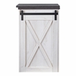 Furniture of America Palvery Transitional Wood Expandable Home Bar in White Oak