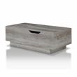 Furniture of America Harsin Wood Lift Top Coffee Table in Vintage Gray Oak