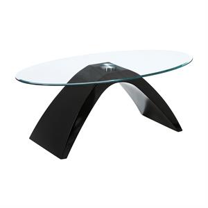 furniture of america pelletoni contemporary wood coffee table