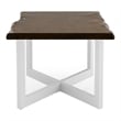Furniture of America Baletto Contemporary Wood Coffee Table in Oak and White